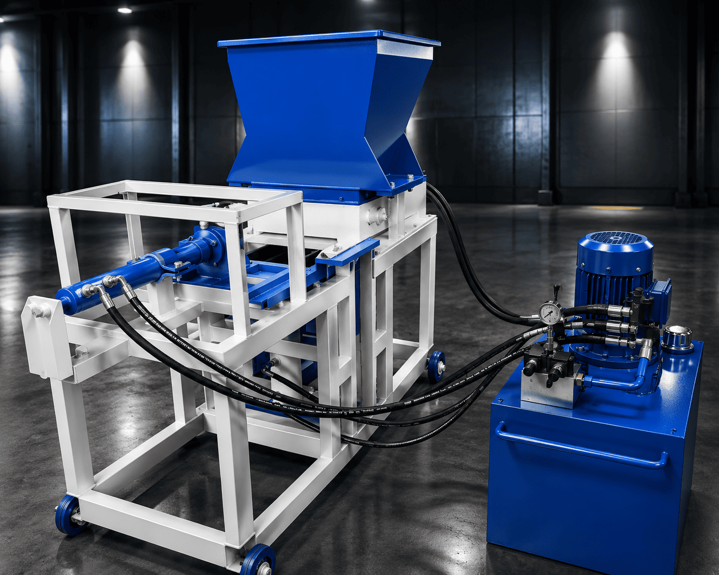 4 KVT Bottom HY Press Bricks Making Machine
